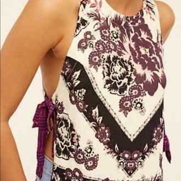 *SOLD* Free People This Sweet Love Side Tie Tank - Picture 4 of 11